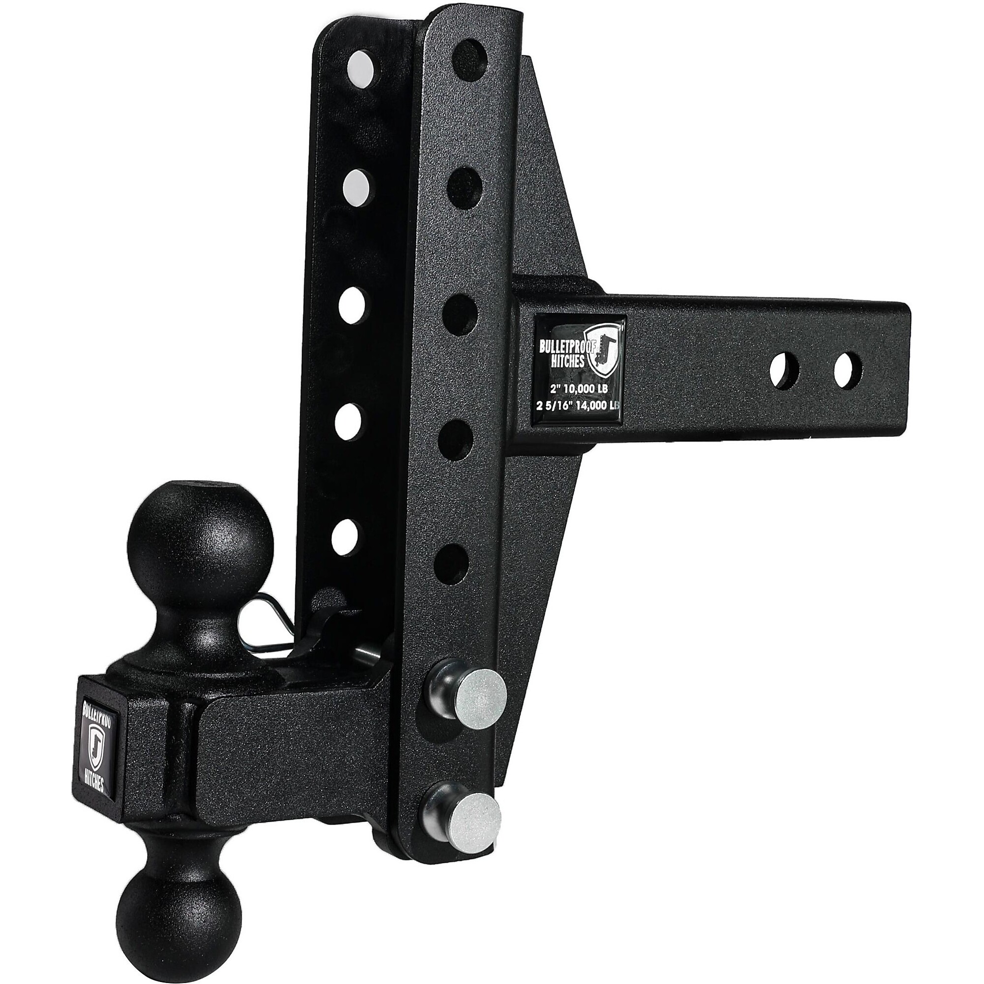 BulletProof Hitches, 2.5in. MEDIUM DUTY 4in. 6in. OFFSET HITCH, Gross Towing Weight 14,000 lb, Class Rating Class V, Model# MD25OFFSET